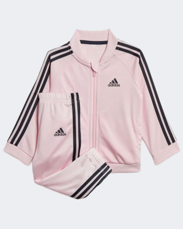 Adidas 3-Stripes Tricot Infant-Girls Sportswear Suit Light Pink Hm6609