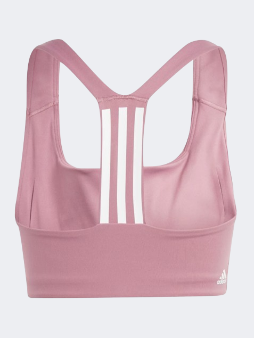 Adidas Power Impact Women Training Bra Wonder Orchid/White