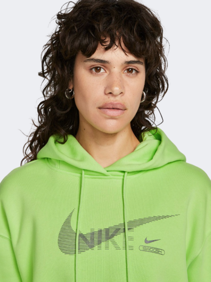 Nike Sportswear Swoosh Women Lifestyle Hoody Green