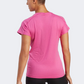 Adidas Aeroready Train Essentials Minimal Branding V-Neck Women Training T-Shirt Pink
