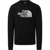 The North Face Drew Peak تيشيرت لايف ستايل رجالي بأكمام طويلة أسود/أبيض