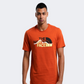 The North Face Mountain Line Men Lifestyle T-Shirt Orange