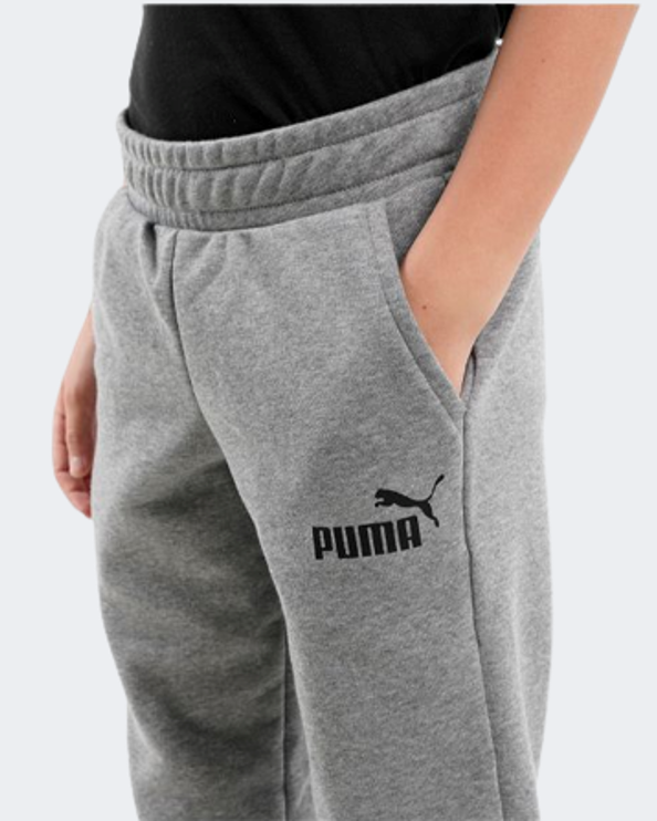Puma Essentials Logo Knitted Boys Lifestyle Pant Grey Heather 58697403