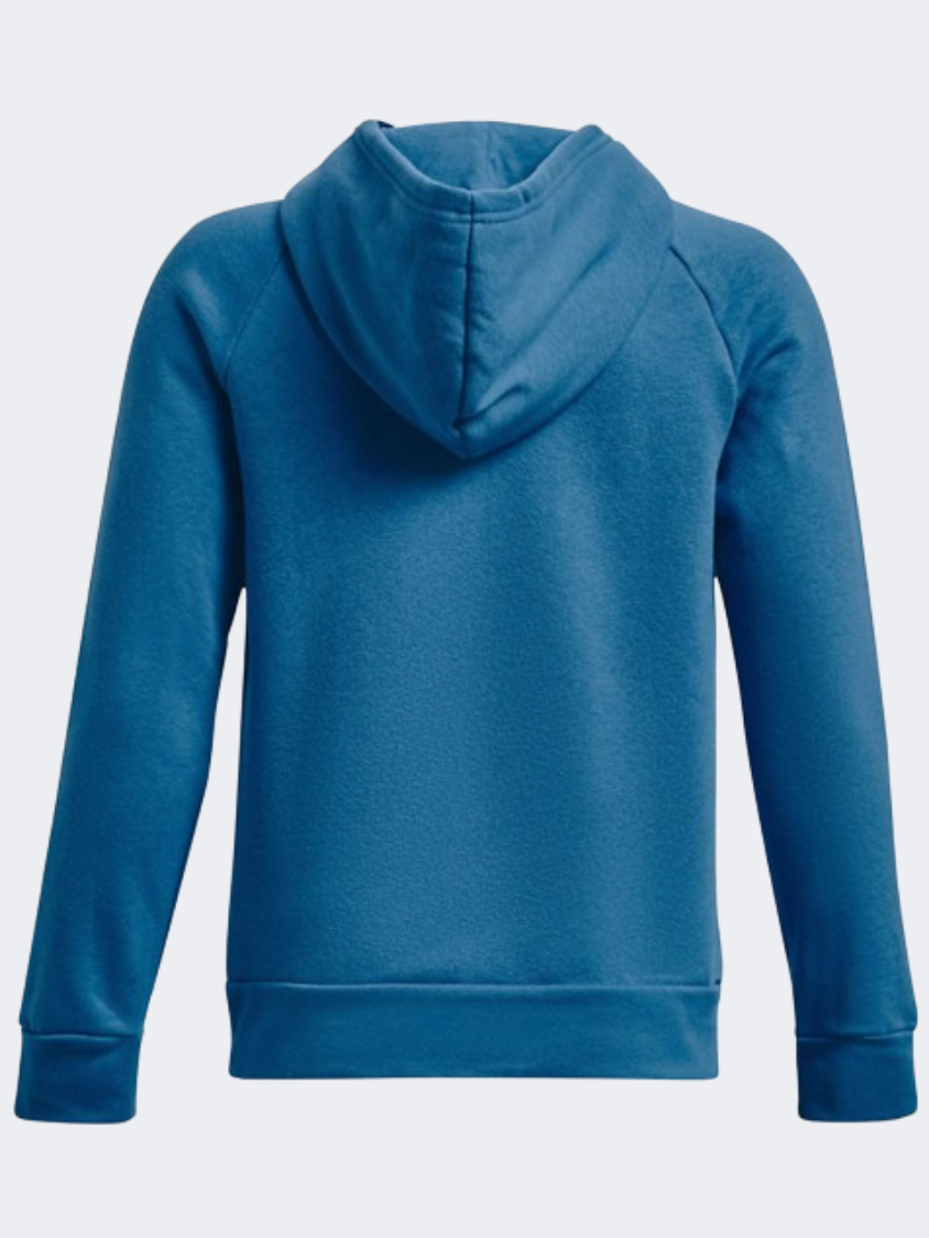 Under Armour Rival Fleece Boys Training Hoody Cosmic Blue/White