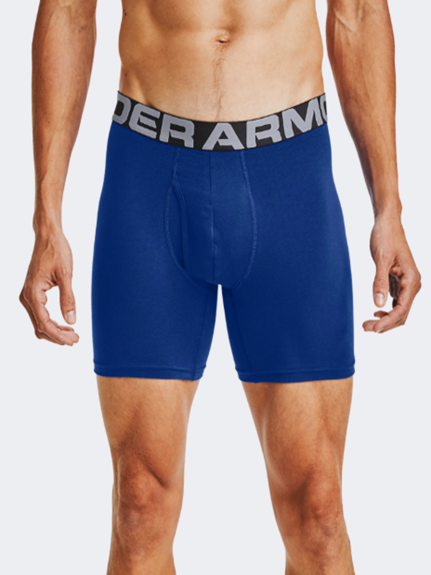 Under Armour Charged Cotton 6In Men Lifestyle Underwear Black/Grey/Navy