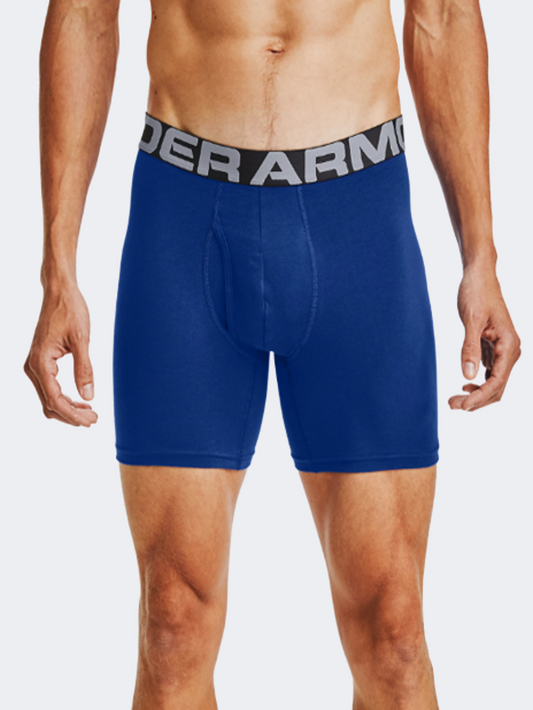 Under Armour Charged Cotton 6In Men Lifestyle Underwear Black/Grey/Navy