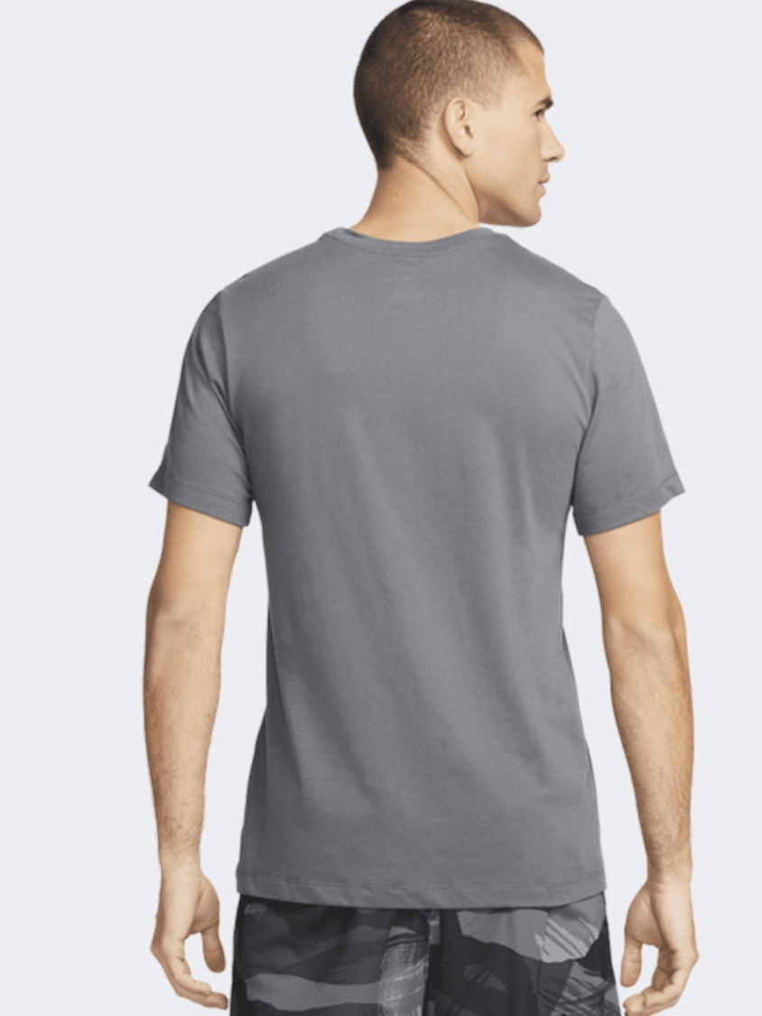 Nike Camo Men Training T-Shirt Iron Grey
