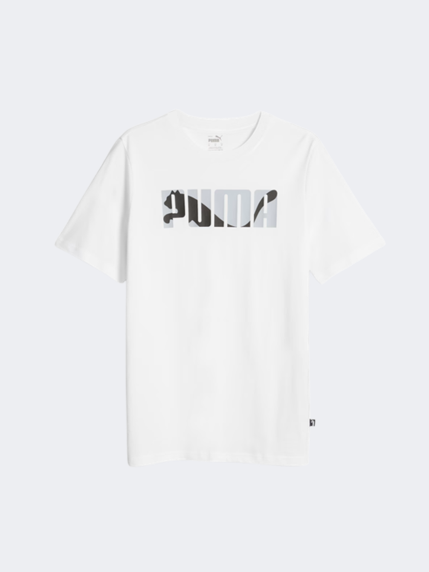 Puma Graphics Wording Men Lifestyle T-Shirt White