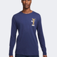 Nike Dri-Fit Wild Card Men Training Long Sleeve Blue Night