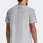 Under Armour Rush Run Men Running T-Shirt Halo Grey