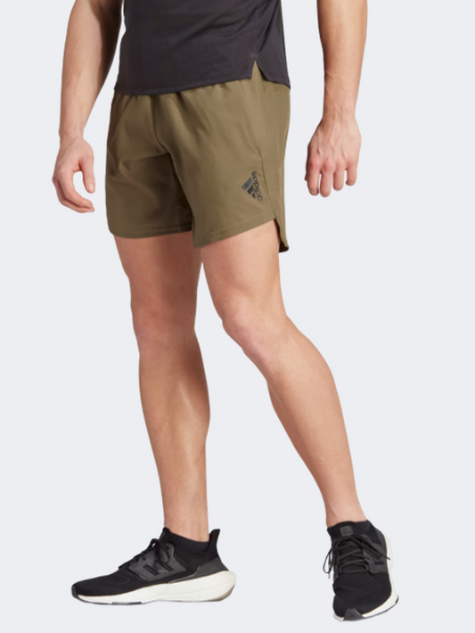 Adidas Aeroready Designed For Movement Men Training Short Olive Strata