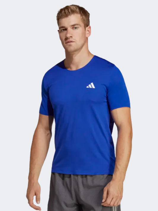 Adidas Adizero Men Running T-Shirt Lucid Blue