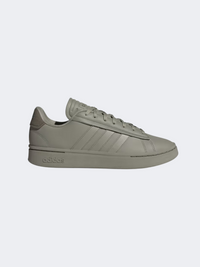 حذاء رياضي رجالي Adidas Grand Court Alpha بلون سيلفر بيبل/أوليف