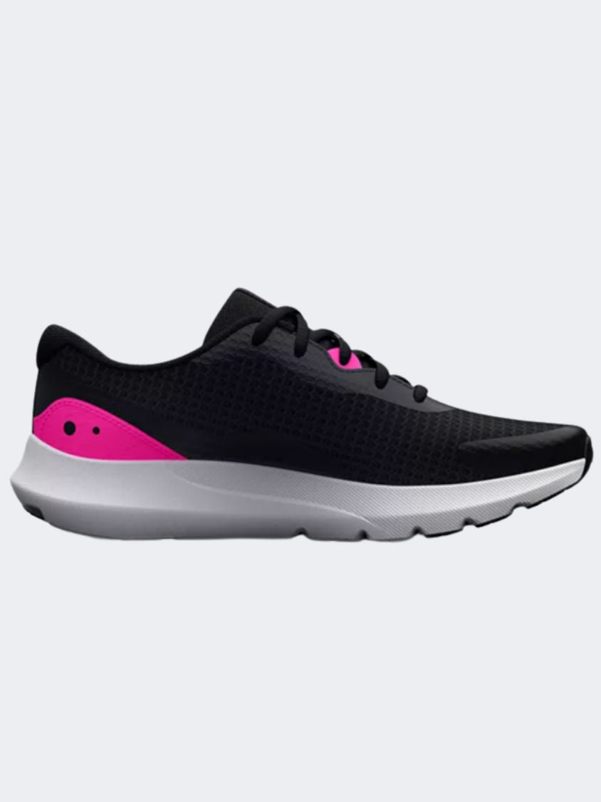 3024894-004 Ua W Surge 3 Black Black Rebel Pink