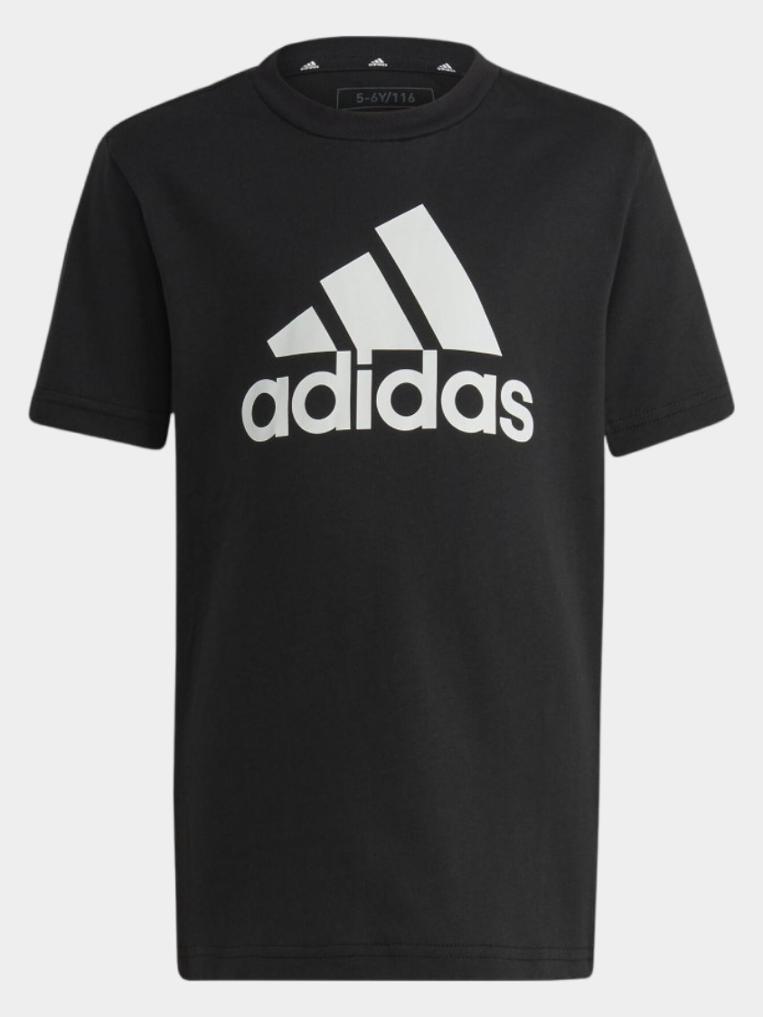 Adidas Child Essentials Logo Little Sportswear T-Shirt Black/White