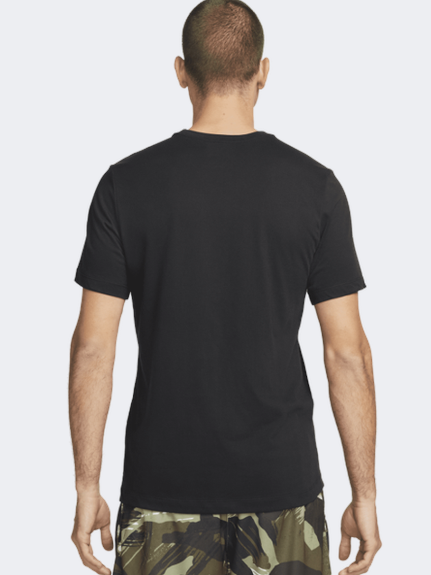 Nike Camo Men Training T-Shirt Black