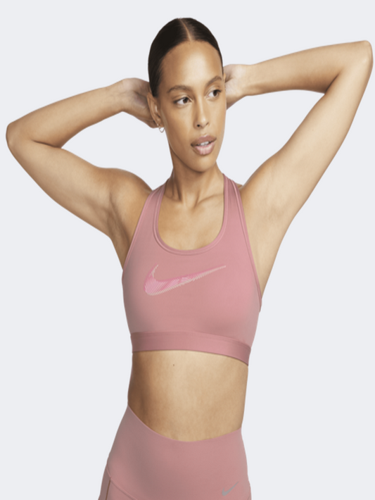 Nike Swoosh Women Training Bra Red Stardust/Fuchsia
