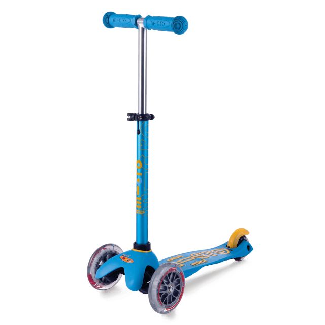 Micro Mini Deluxe Kids Skating Scooter Blue