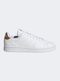 حذاء رياضي رجالي Adidas Advantage أبيض/أبيض/برونزي