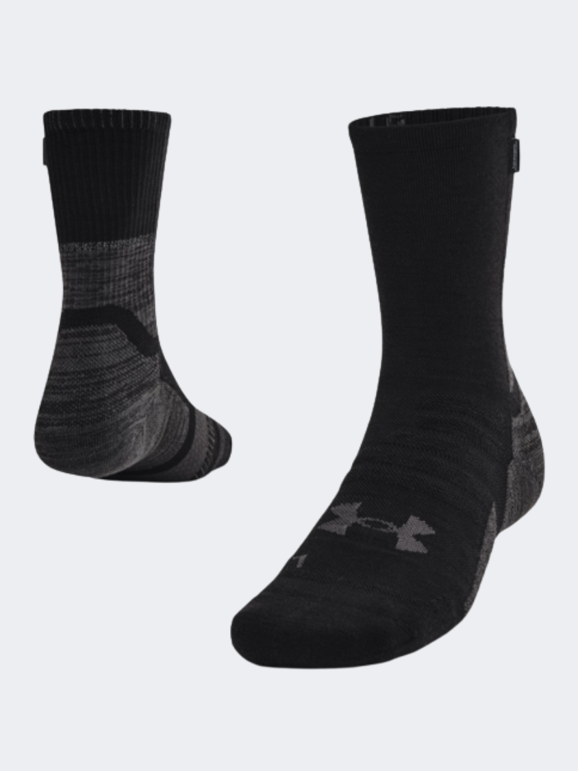 Under Armour Armourdry Unisex Running Sock Black/Jet Grey