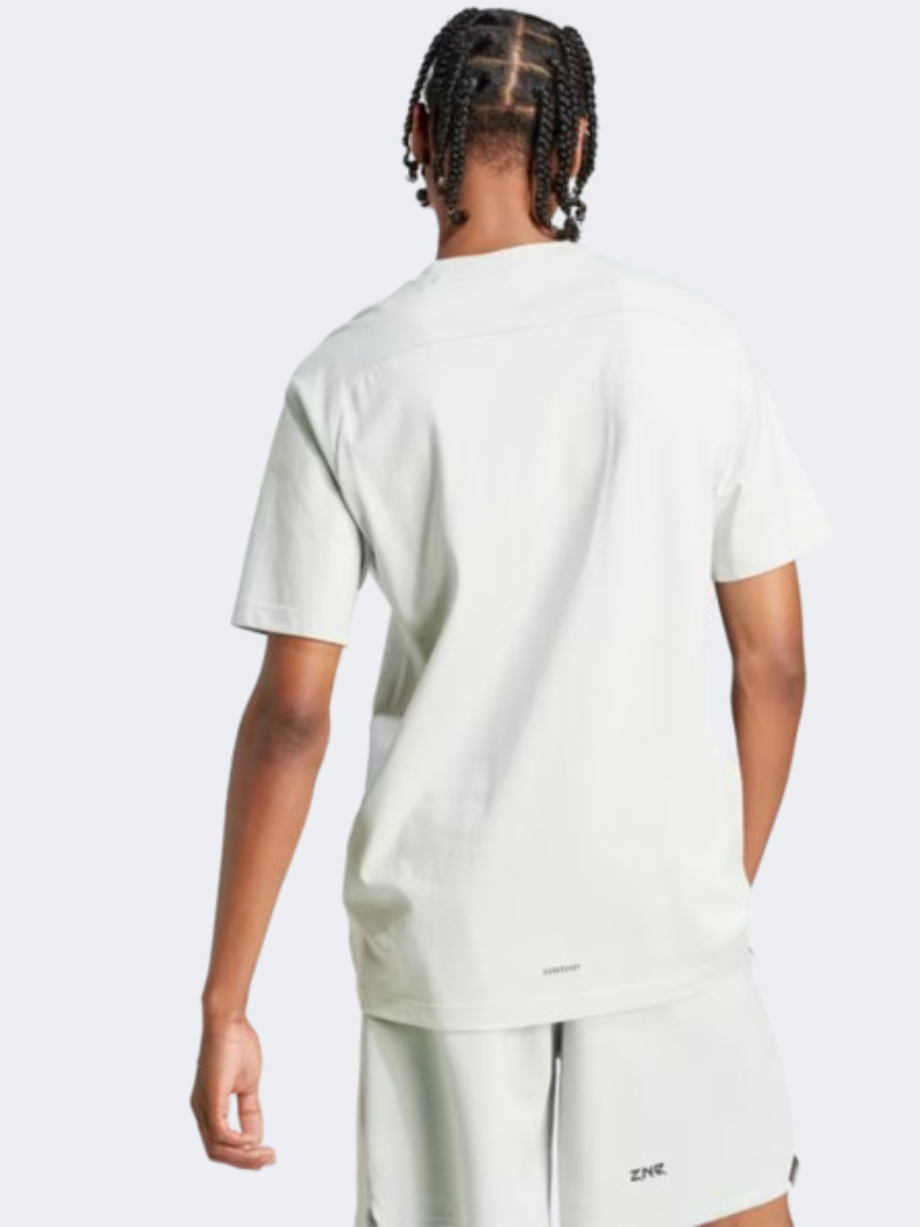 Adidas Zne Men Sportswear T-Shirt Wonder Silver