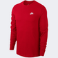 Nike Sportswear Club Men Lifestyle Long Sleeve Red