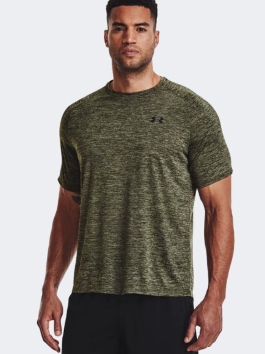 Under Armour Tech 2 Men Training T-Shirt Marine Green/Black – Mike ...