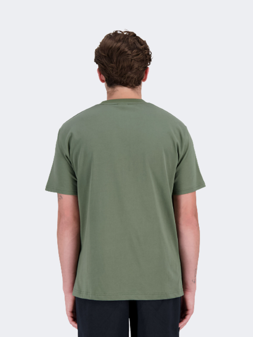 New Balance Essentials Pocket Men Lifestyle T-Shirt Olive Green