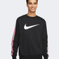 Nike Repeat Men Lifestyle Sweatshirt Black/Pink/White