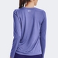 Under Armour Tech™ Crew Women Training Long Sleeve Blue Metallic