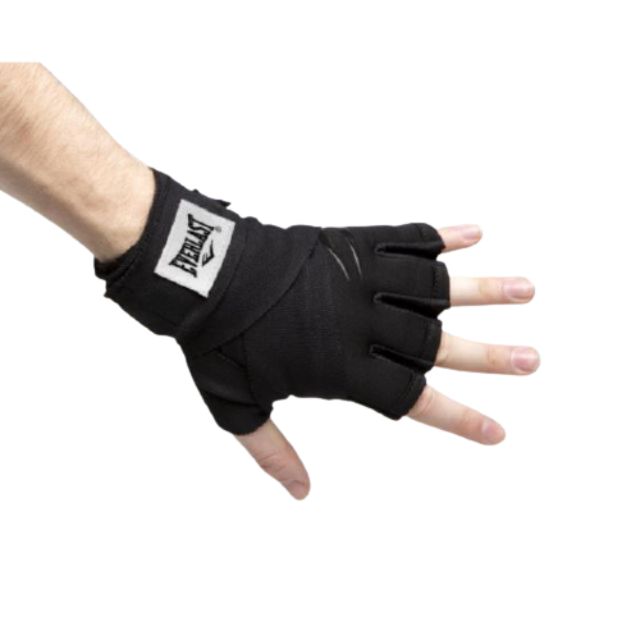 Everlast Evergel Fast Wraps Unisex Boxing Gloves Black