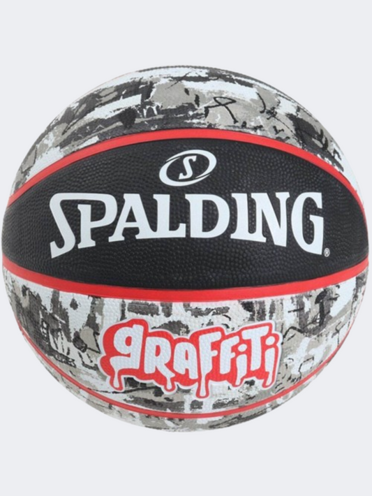 Spalding Graffiti Series Basketball Ball Black/Red