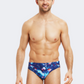 Zoggs Racer Men Swim Slip  Blue/Multicolor