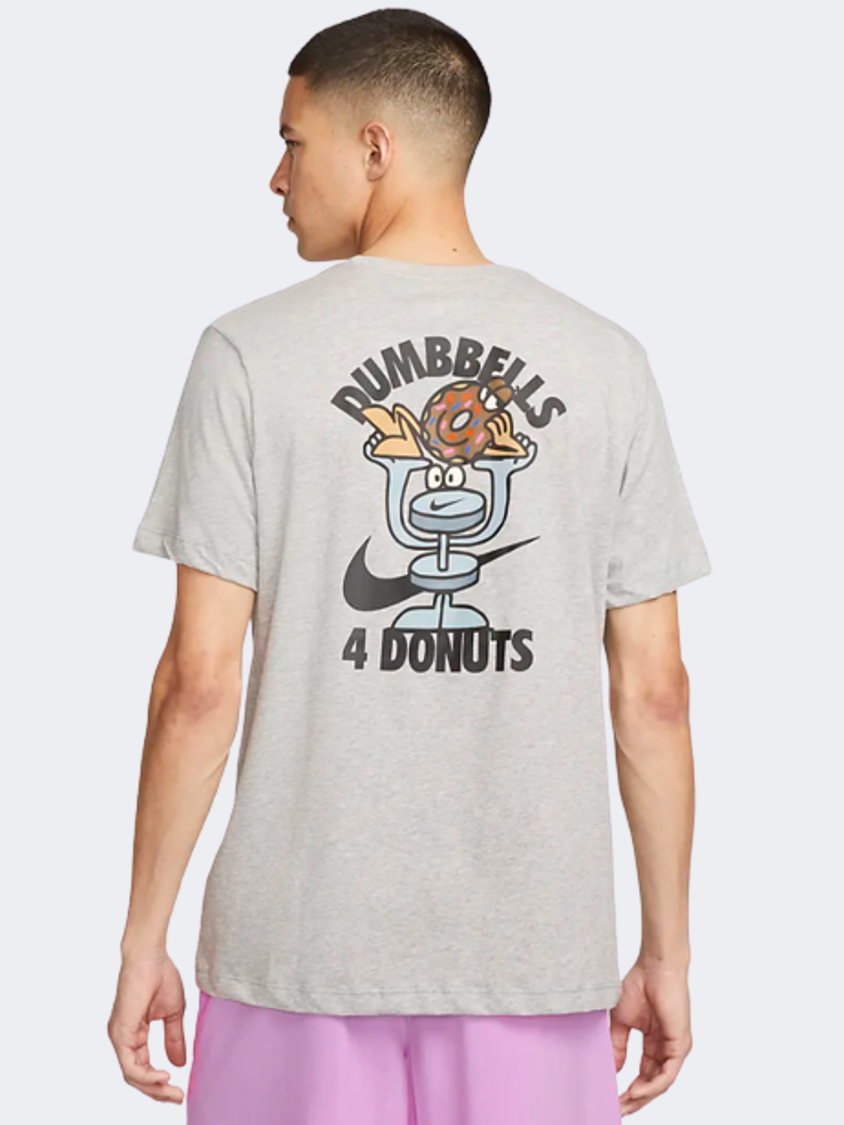 Nike Dri-Fit Men Training T-Shirt Grey