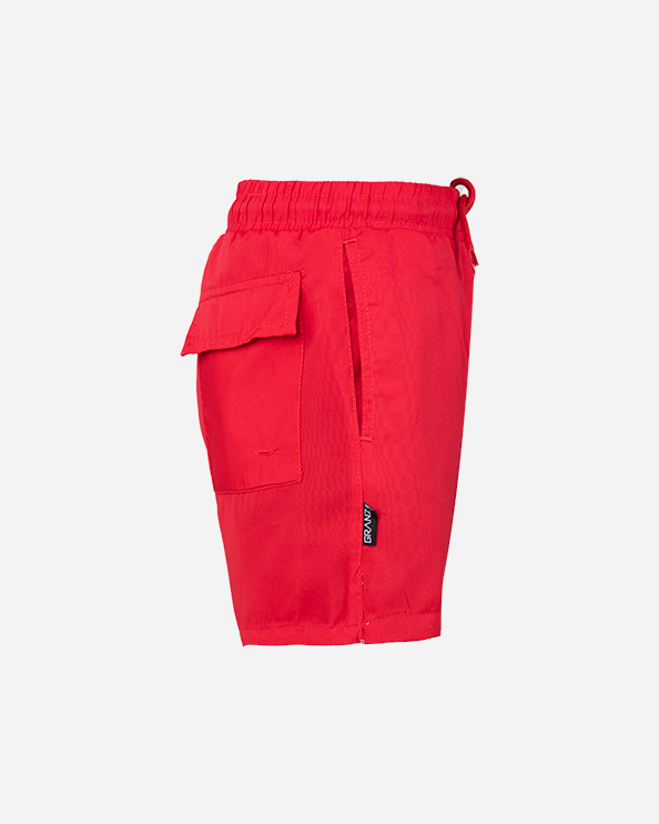 TopTen Plain Boys Beach Swim Short Red 0059