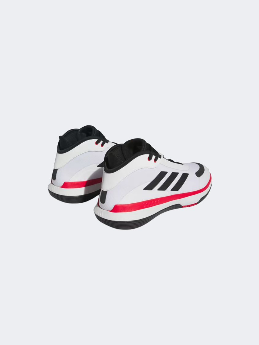 Adidas Bounce Legends Men Basketball Shoes White/Black/Scarlet