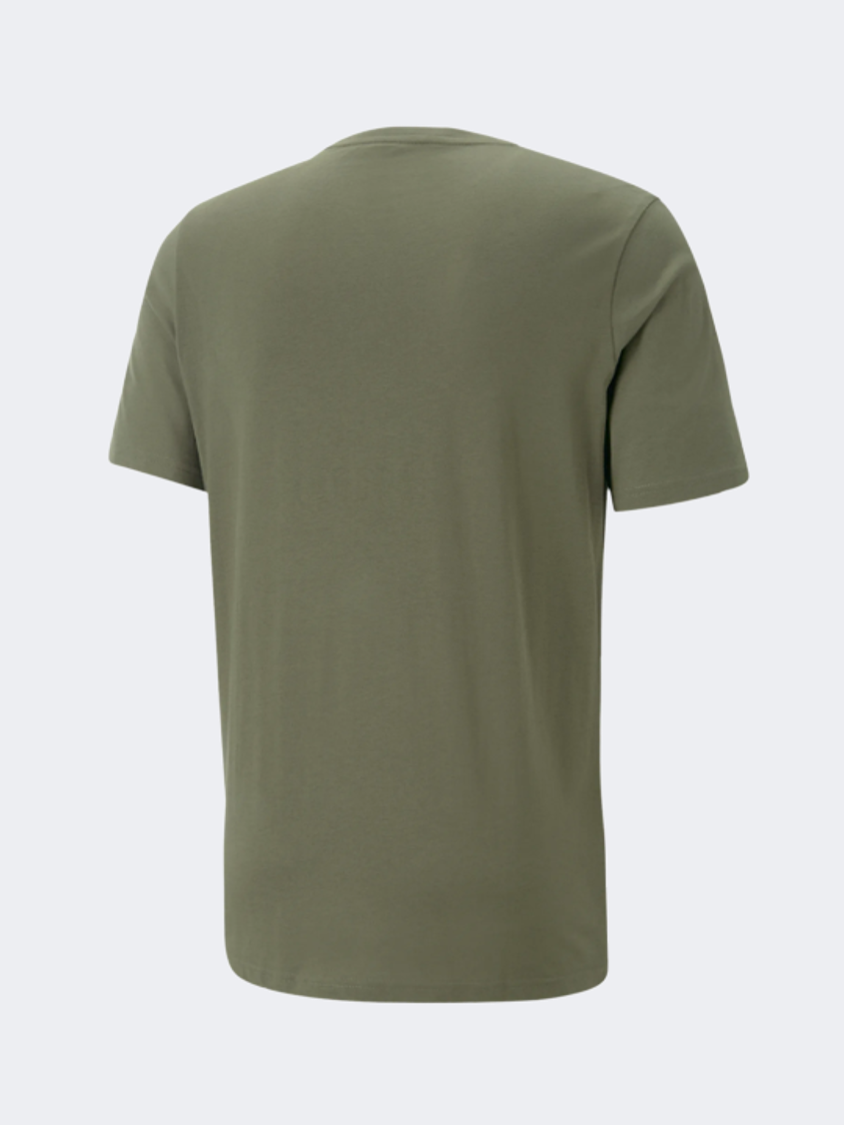 Puma Essentials Tape Camo Men Lifestyle T-Shirt Green