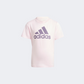 Adidas Essentials Little-Girls Sportswear T-Shirt Clear Pink/Violet