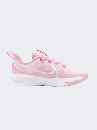 حذاء جري بنات Nike Star Runner 4 Next Nature Ps بينك فوم/أبيض