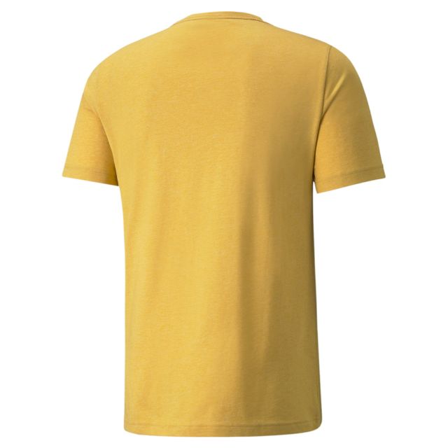 Puma Ess Heather Men Lifestyle T-Shirt Mineral Yellow