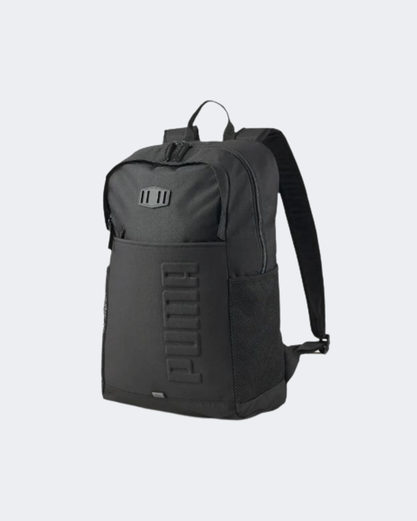 Puma S Backpack Unisex Lifestyle Bag Black 079222-01