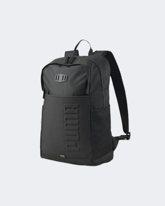 Puma S Backpack Unisex Lifestyle Bag Black 079222-01