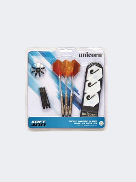 Unicorn Soft 400 - 3Sets - Soft Tip 15G Unisex Target Spo Dart Silver 71919