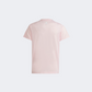 Adidas Essentials Logo Kids-Girls Sportswear T-Shirt Pink/White
