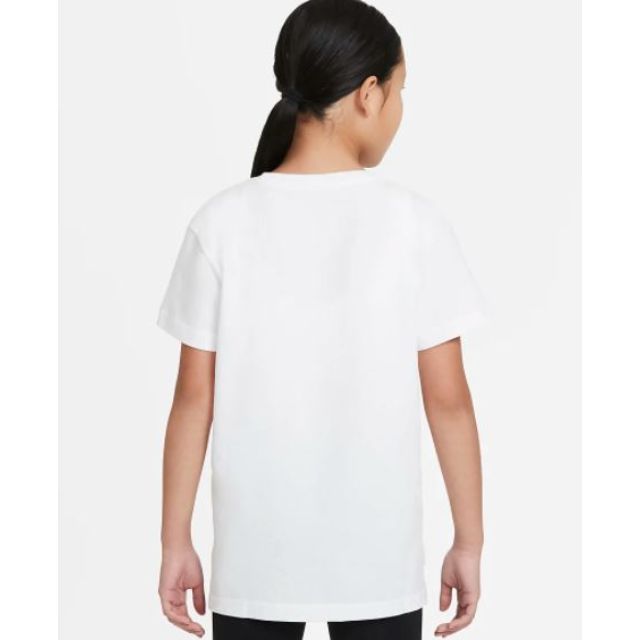 Nike Sportswear Girls Lifestyle T-Shirt White/Black