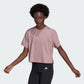 Adidas X Zoe Saldana Women Training T-Shirt Mauve