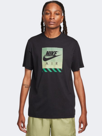 تيشيرت لايف ستايل رجالي Nike Fw Connect أسود/أخضر