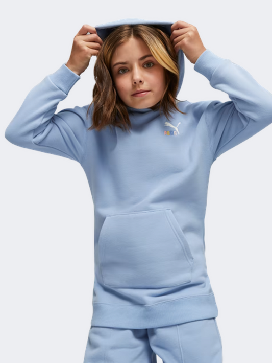 Puma Classics Girls Lifestyle Hoody Blissful Blue