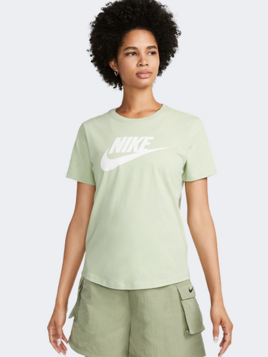 Nike Essential  Women Lifestyle T-Shirt Honeydew/White
