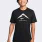 Nike Trail Logo Men Running T-Shirt Black/White